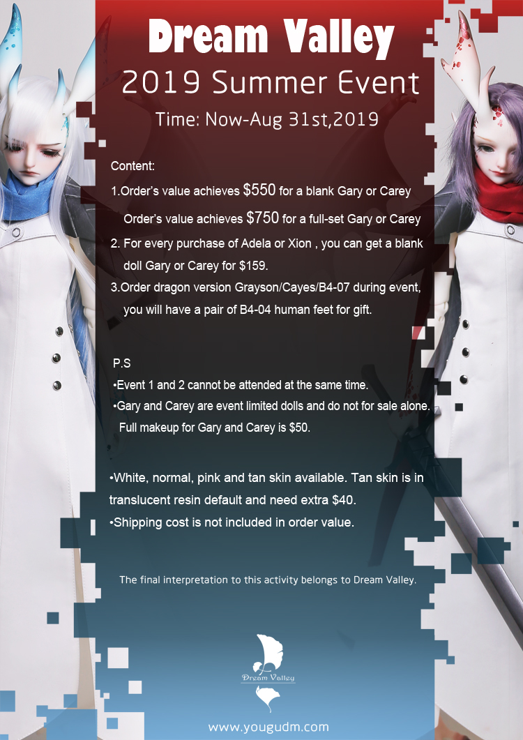 Dream Valley] 2019 Summer Event & Limited Dolls – BJDivas