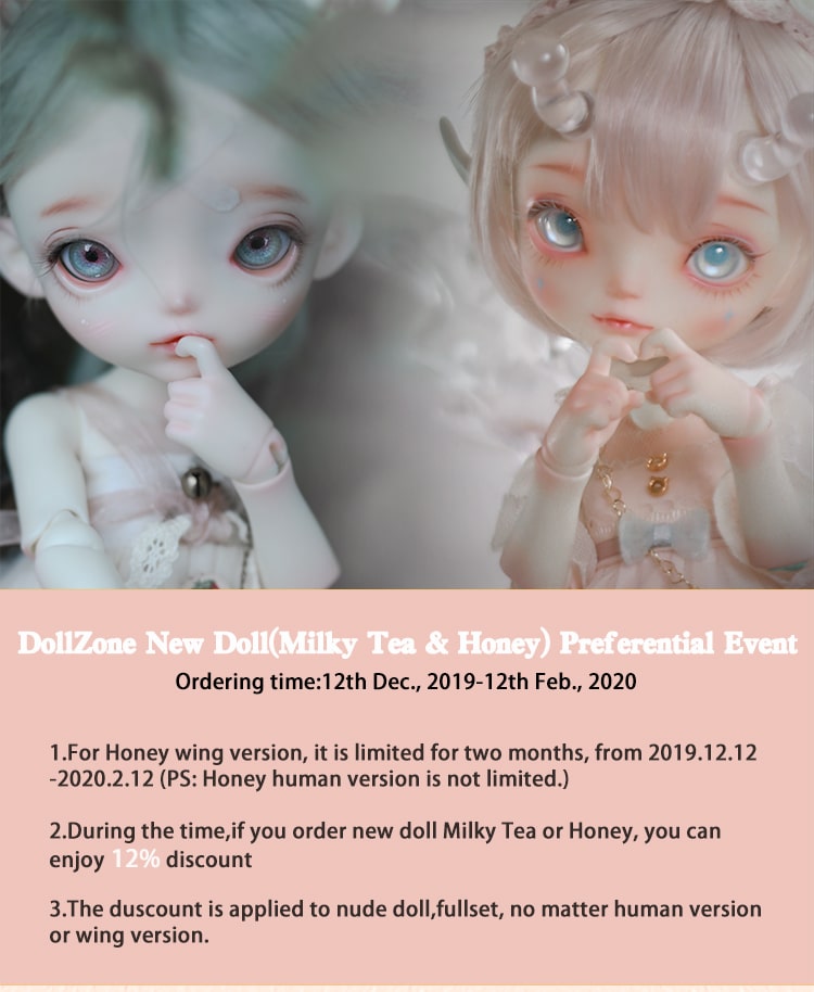 DollZone] New 1/6 Dolls Milky Tea & Honey (w/ limited version