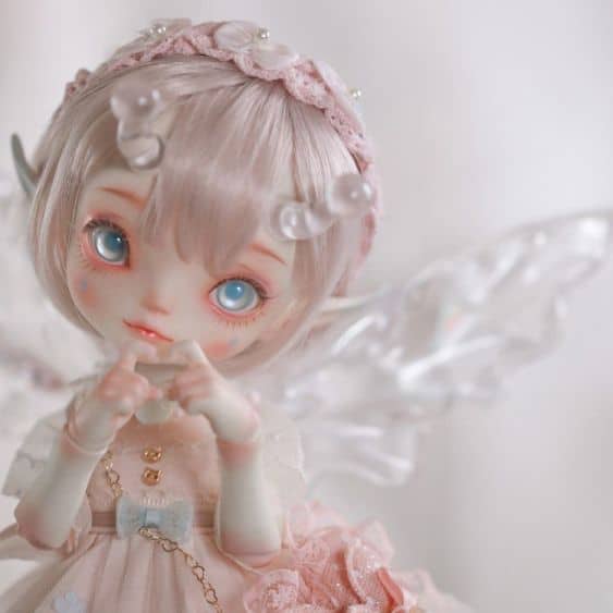 [IN STOCK] DollZone Honey (winged version) Nude Doll, White, Incl Body  Blushing