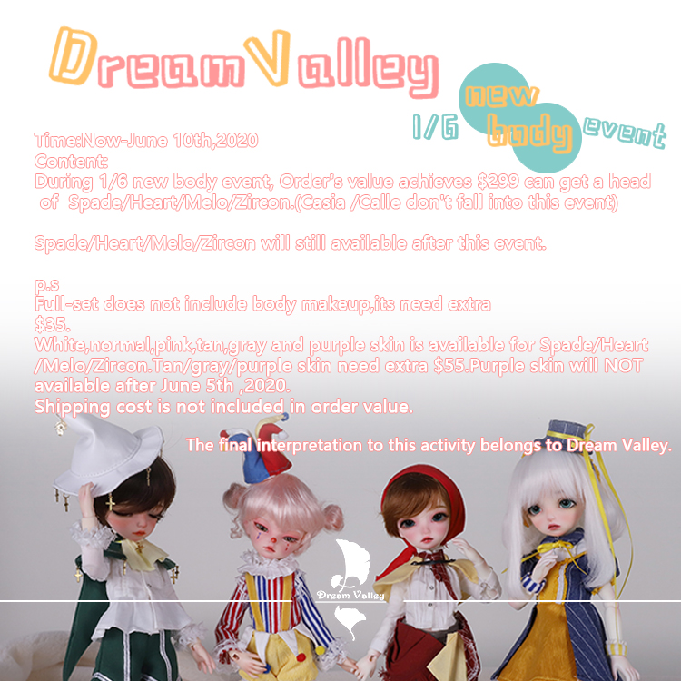Dream Valley] 1/6 New Body Event – BJDivas