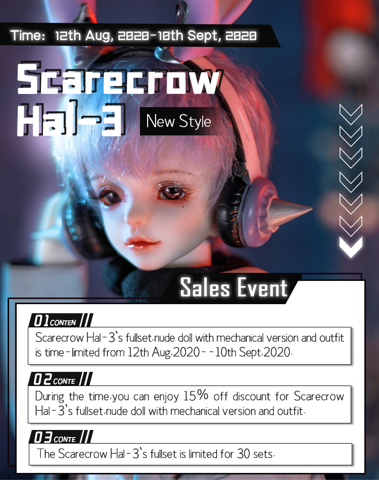 [DollZone] Scarecrow Hal-3 Release Event – BJDivas