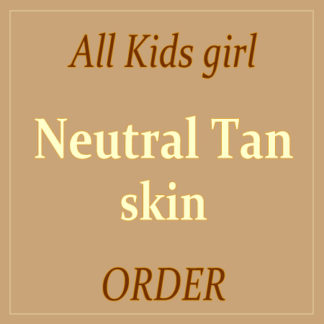 Soul Doll Kids Girl (Neutral Tan skin)