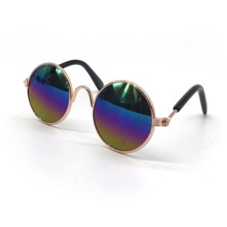Alpaca Glasses (large): Rainbow
