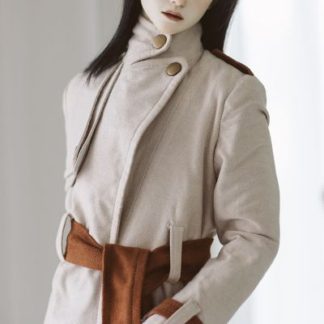 Suede Slim Trench Coat