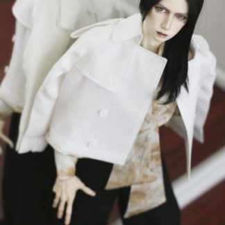 Short White Trenchcoat