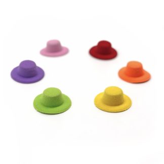 Alpaca Bowler Hats (small): Rainbow Set