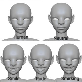 1/4 Akula Additional Faceplates