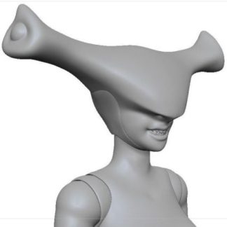 1/4 Akula Hammerhead Shark Head