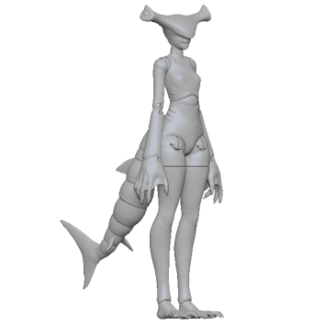 1/4 Akula Hammerhead SHARK