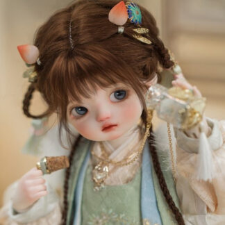 [IN STOCK] Loong Soul Peach Cheese Nude Doll, French White