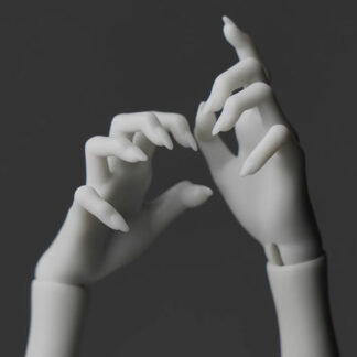 Coral Reef Doll Hands and Feet for 1/4 Body