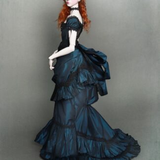 SartoriaJ Night Blue Bustle Dress