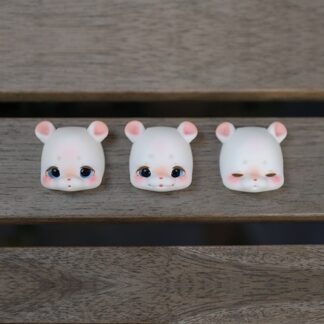 Kumukuku Puko Face Plate [White]