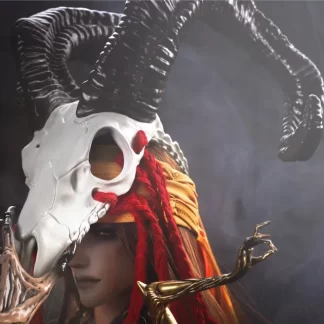 Ringdoll Ram Skull Mask