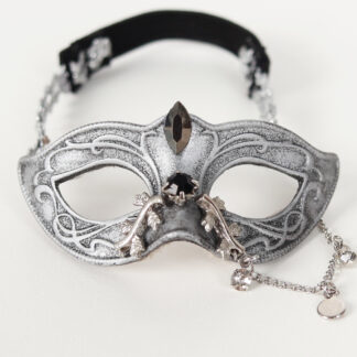 SartoriaJ Black & Silver Masquerade Mask (1/4 scale)