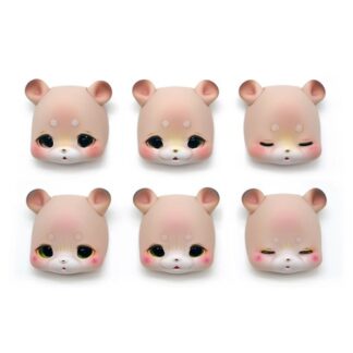 Kumukuku Puko Face Plate [Milktea]