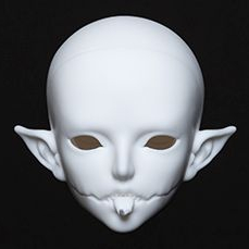 [IN STOCK] Dream Valley Feathered Serpent-Ehecatl With Tongue Head, Wall White, Incl Eyes