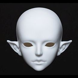 [IN STOCK] Dream Valley Feathered Serpent-Ehecatl Open Mouth Head, Wall White, Incl Eyes