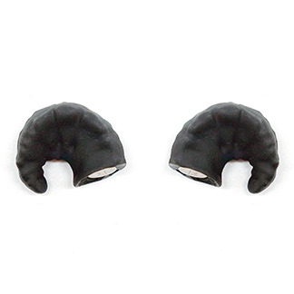 Kumukuku Doll Cone Horn parts (Black/1 pair)