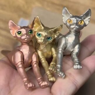 Minstrel Painting Palm Pet Metal Sphynx