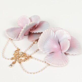 SartoriaJ Shell Tiara (Rose Quartz)